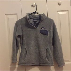 Patagonia Girl Re-Tool Snap Fleece Pullover